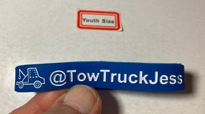 A SALE BOGOF Tow Truck Jess BLUE Youth Size Bracelet